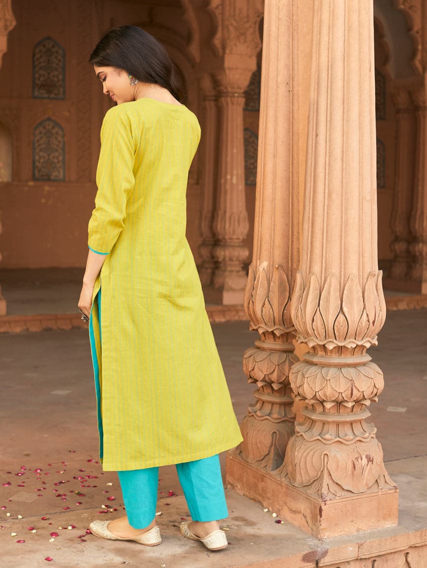 City Fashion Women's Solid Dark Yellow Cotton Lycra Blend Churidar Leggings  (30 to 38)