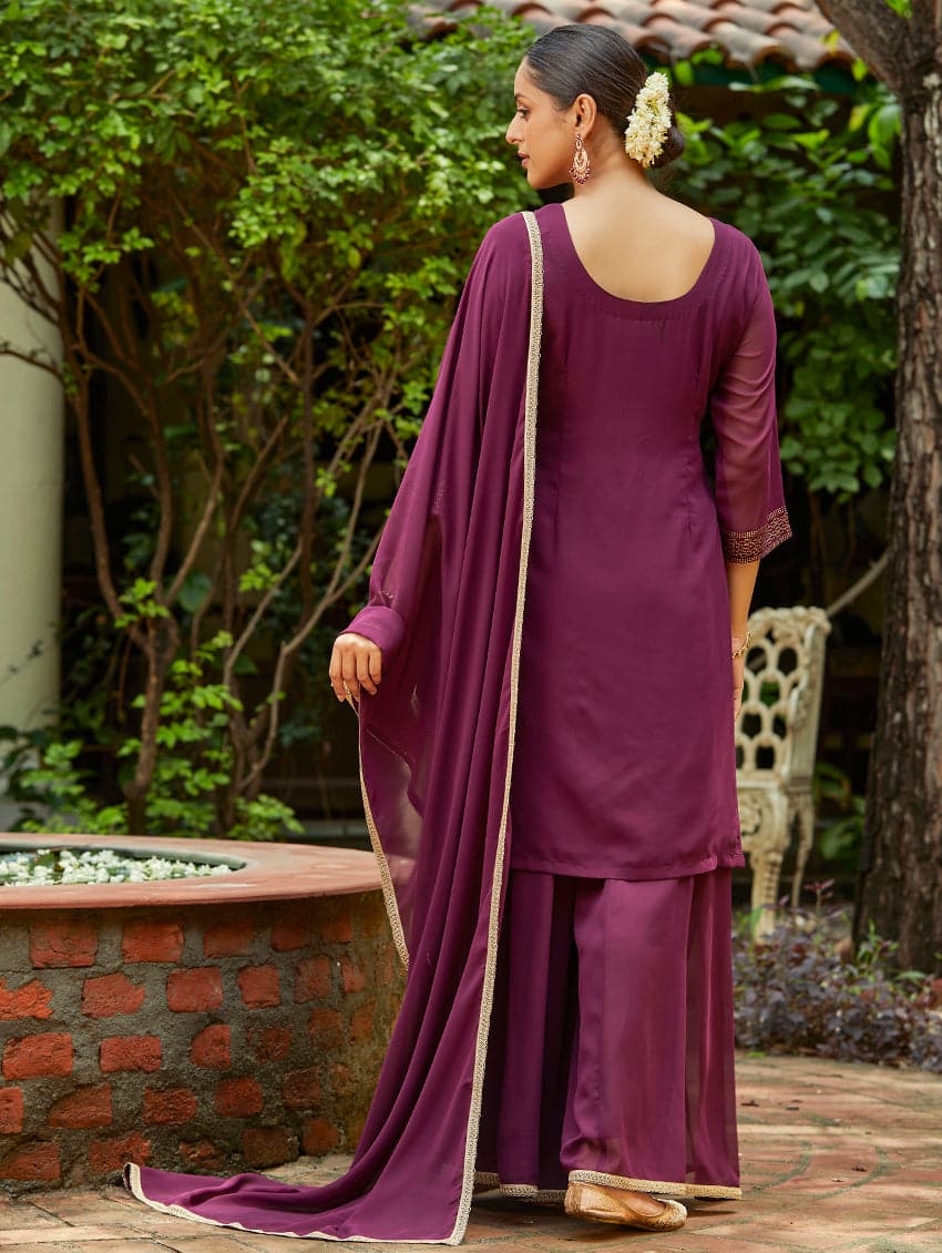 Latest Designer Plazo Suits | Punjaban Designer Boutique