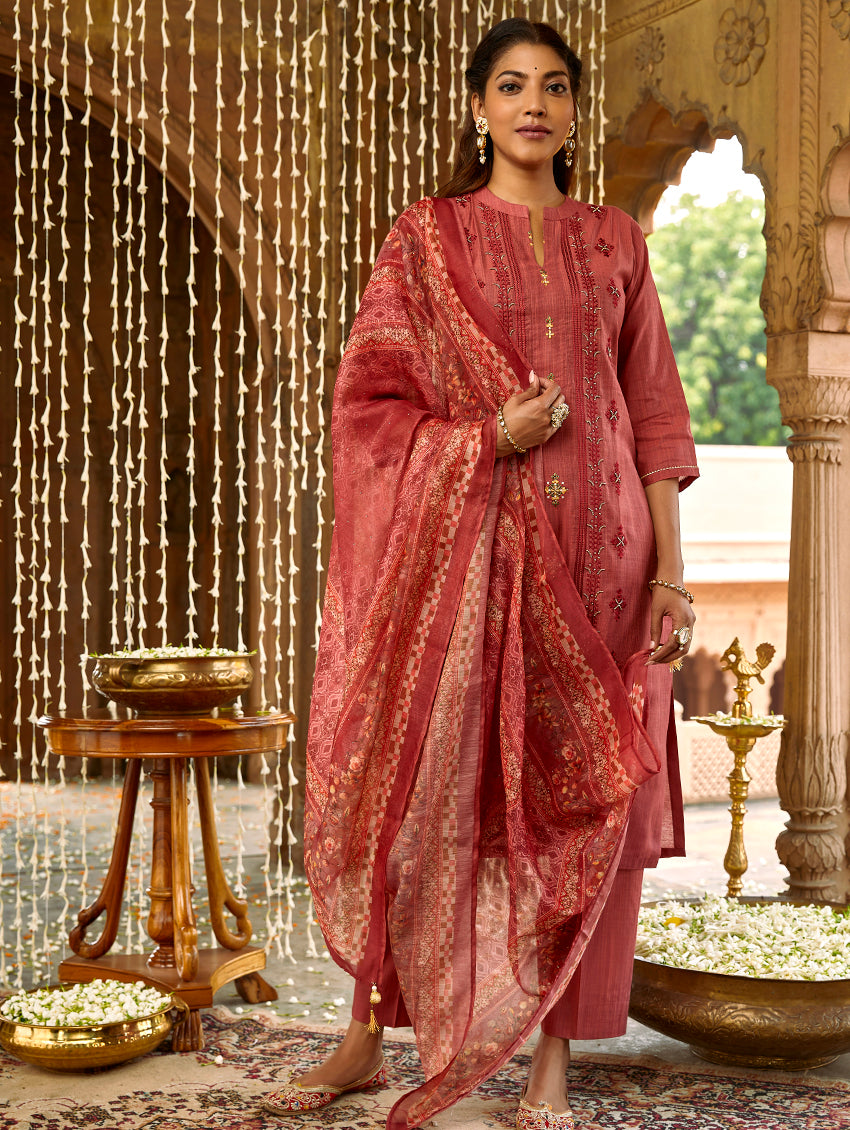 Online deals silk suit